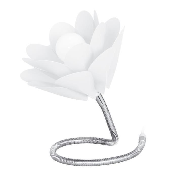 RANEX Lampe a poser Lotus 6000.592 blanc