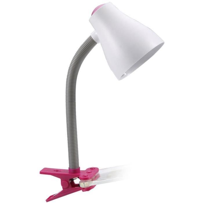 RANEX Lampe de bureau a pince rouge