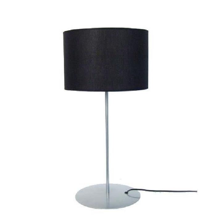 MEGA Lampe a poser acier 30x30x58 cm - Alu et noir