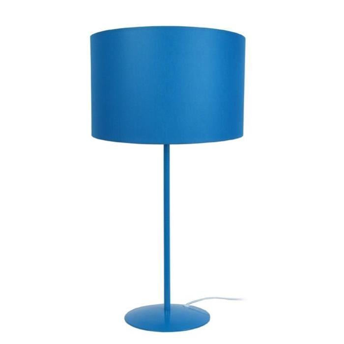 ALFENA ROND Lampe a poser 30x30x58 cm - Bleu