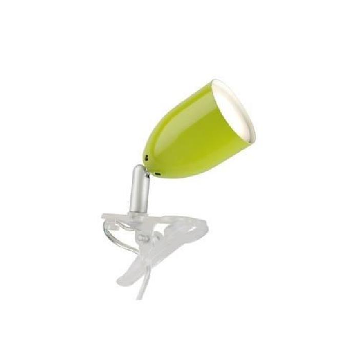 LEO Lampe pince LED GU10 3 W Vert