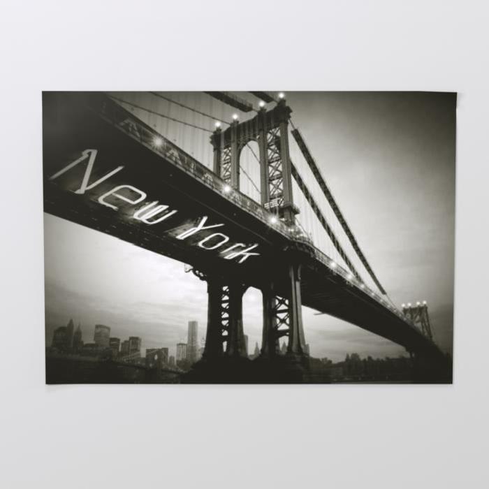Affiche papier -  New York Bridge   - Braun Studio  -  50x70 cm