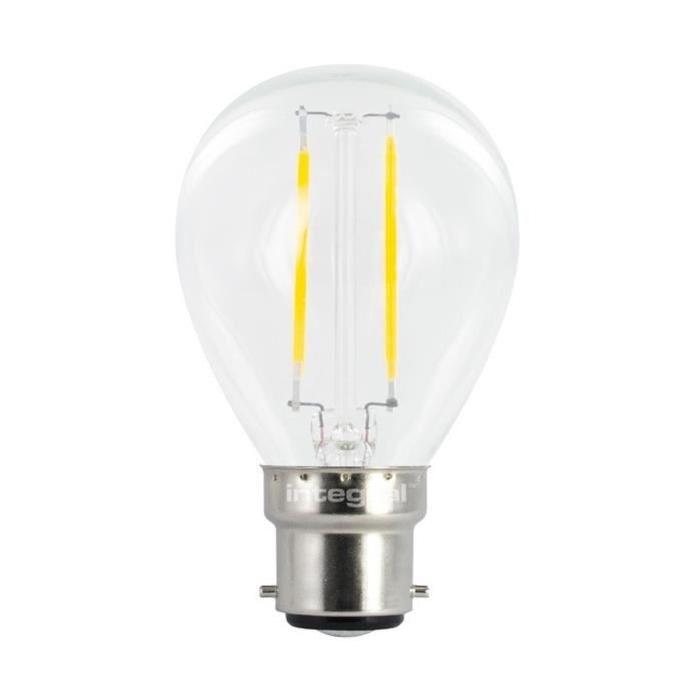 INTEGRAL LED Ampoule mini globe filament B22 250lm 2W équivalent a 25W