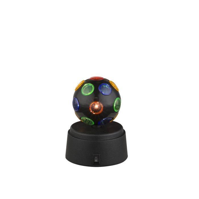 GLOBO LIGHTING Lampe a poser avec interrupteur - Inclus 3xLED 0,06W 3V - Diametre 92 Hauteur 121 - Plastique Multicolore et