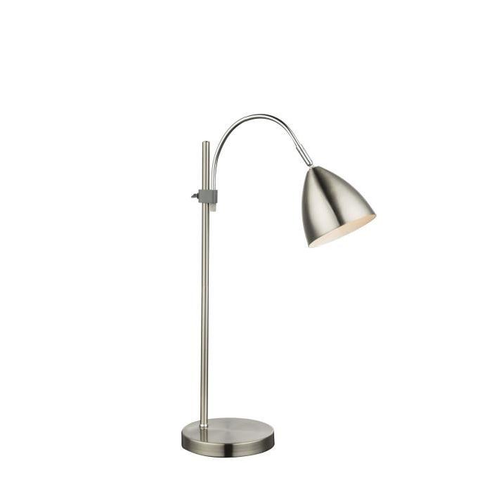 GLOBO LIGHTING Lampe a poser avec interrupteur - 400x180x730 - Nickel Mat