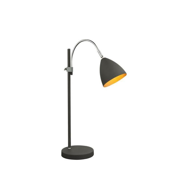 GLOBO LIGHTING Lampe a poser avec interrupteur - 400x180x730 - Anthracite métal