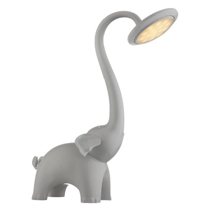 Lampe a poser LED en Plastique 39x16x33 cm Gris