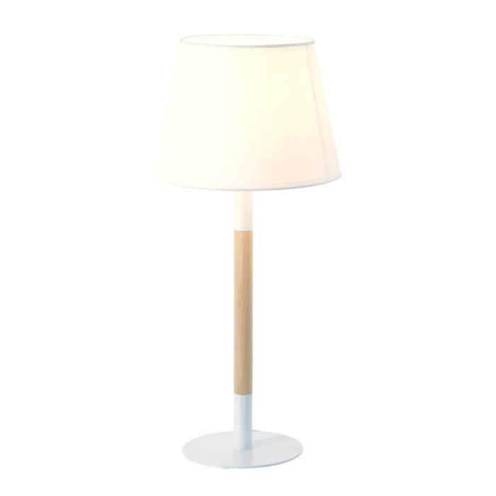 Lampe E14 Vint Met/Bs Bla 23x23x52cm