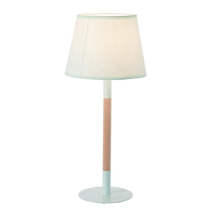 Lampe Vintage E14 Met/Bs Vert 23x23x52cm