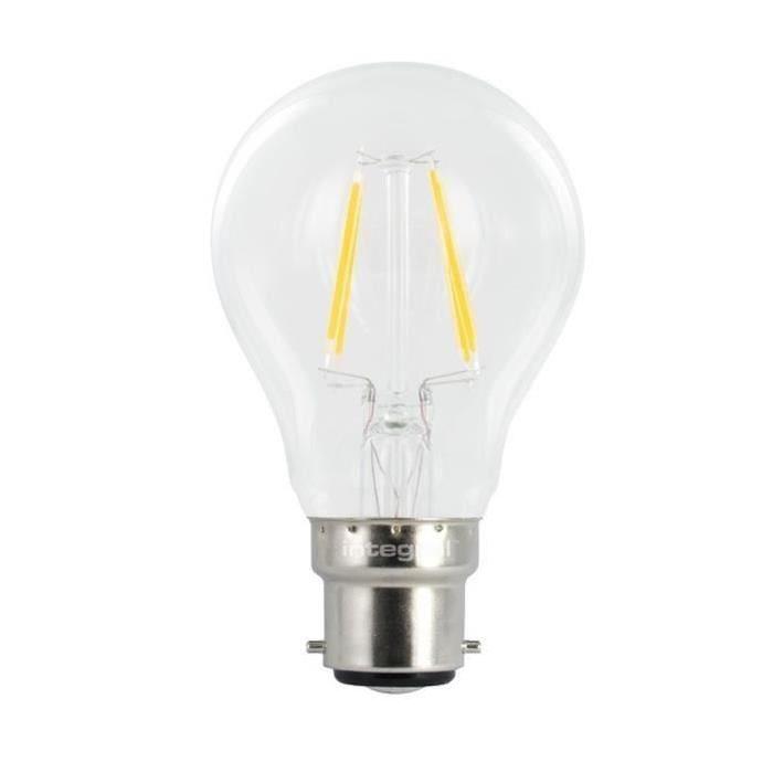 INTEGRAL LED Ampoule B22 filament 470lm 4W équivalent a 40W