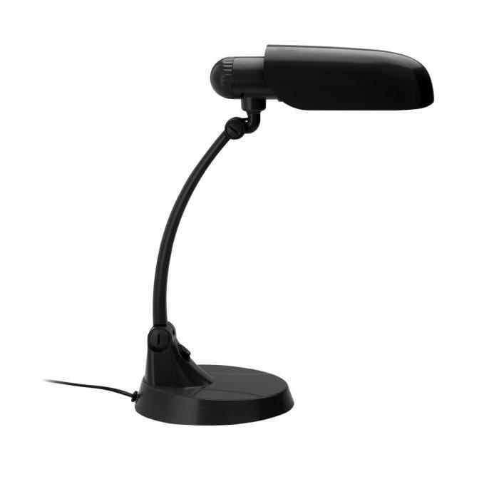 Lampe de bureau Duck E27 11 W hauteur 44 cm noir