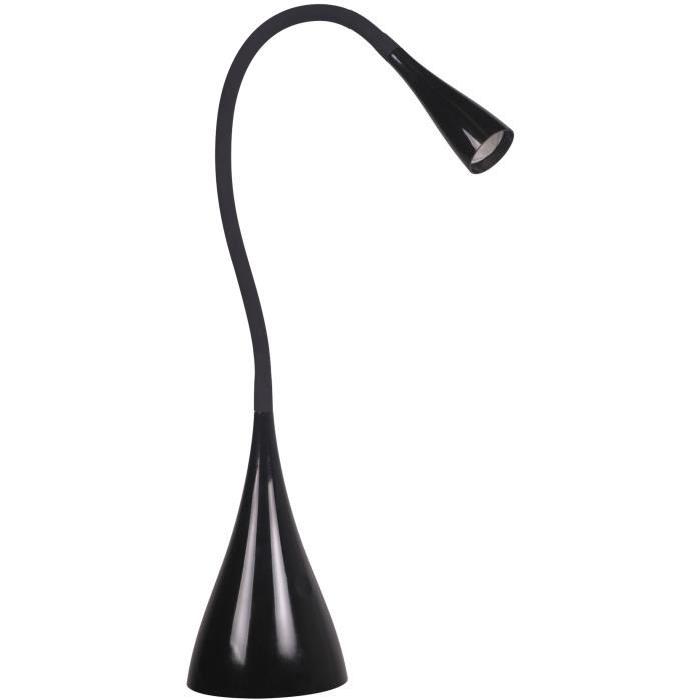 RANEX Lampe a poser variable fonction TOUCH LED integrée 3,5 W noir et gris