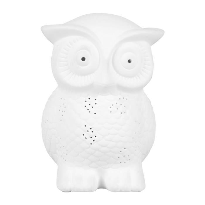 SEMA Lampe Porcelaine Hibou