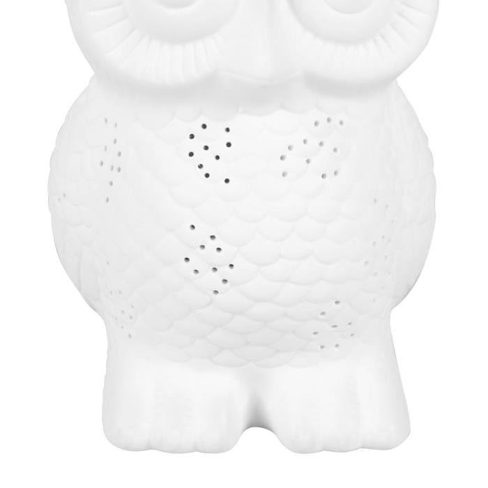 SEMA Lampe Porcelaine Hibou