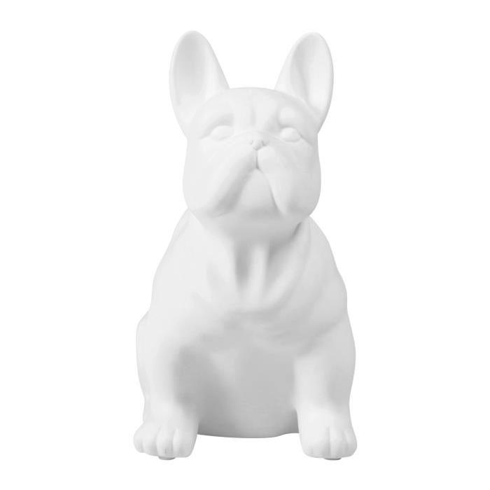 SEMA Lampe Porcelaine Bouledogue