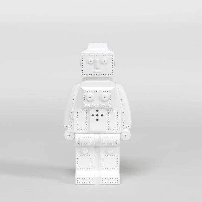 SEMA Lampe Porcelaine Robot - Blanche