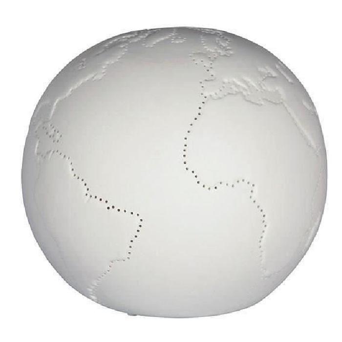 SEMA Lampe Porcelaine Globe