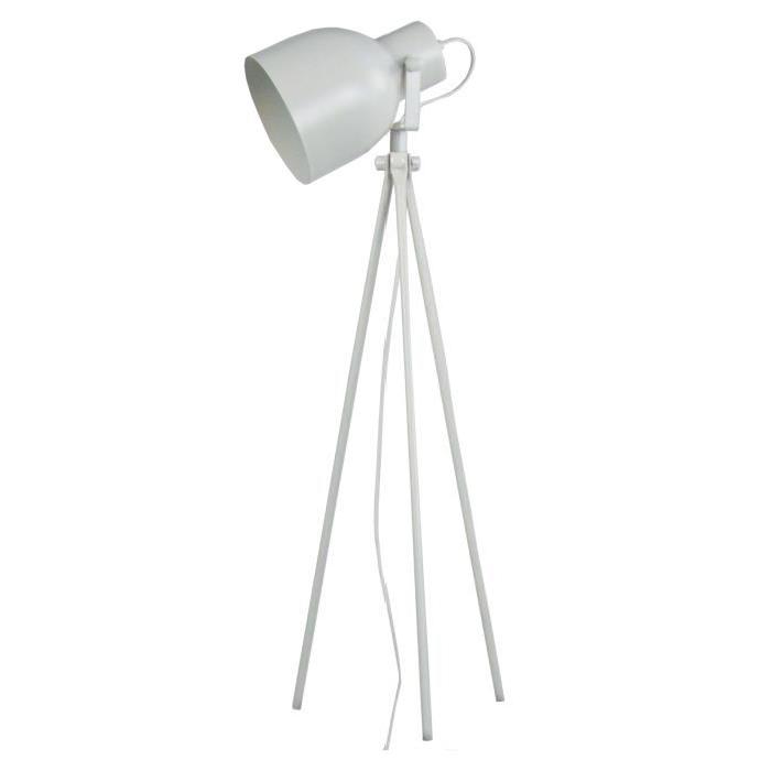 CARLSON 6 Lampe a poser acier 40x40x45 cm - Blanc