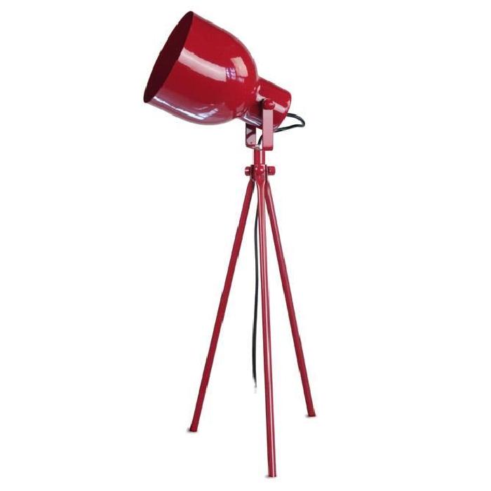 CARLSON 9 Lampe a poser acier 40x40x45 cm - Rouge