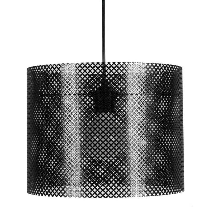 LACY Lustre - suspension en Noir - Hauteur 23 cm. Hauteur plafond 85cm