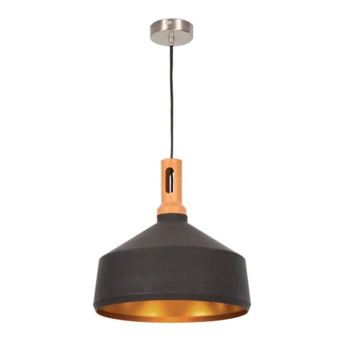 Lustre - suspension en métal 35x138 cm E27 40 W noir