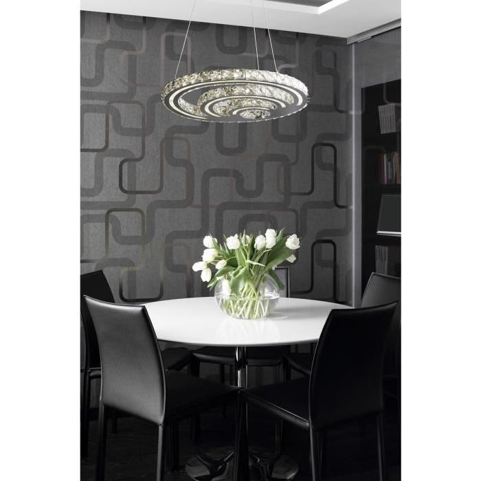 Lustre - suspension serpentine 48x48x105 cm LED 15 W