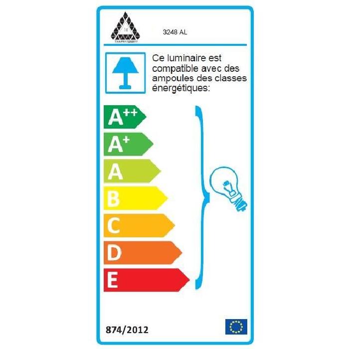 Suspension en métal - H 25 x Ř 30 cm