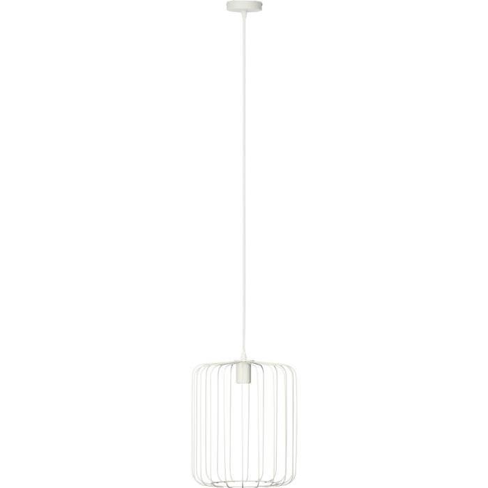 Lustre - suspension filaire Flavian diametre 31 cm E27 60W blanc