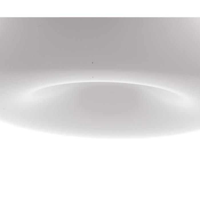 Lustre enn métal et PVC - Ř 120 cm - Blanc