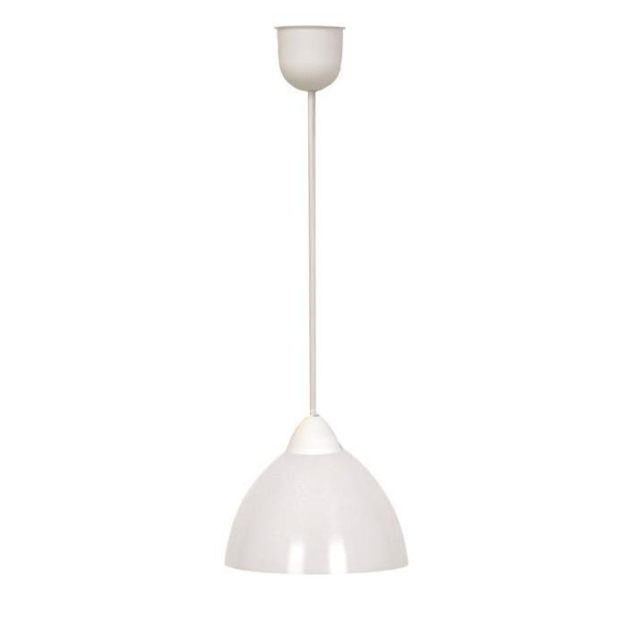 Lustre PVC - Ř 26,5 cm - Blanc