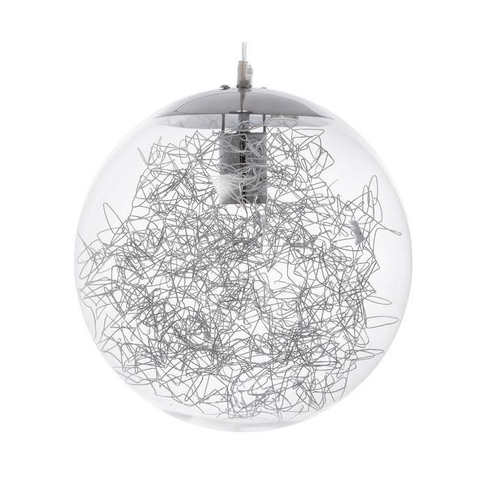 Lustre avec filaments métalliques - Ř 30 cm