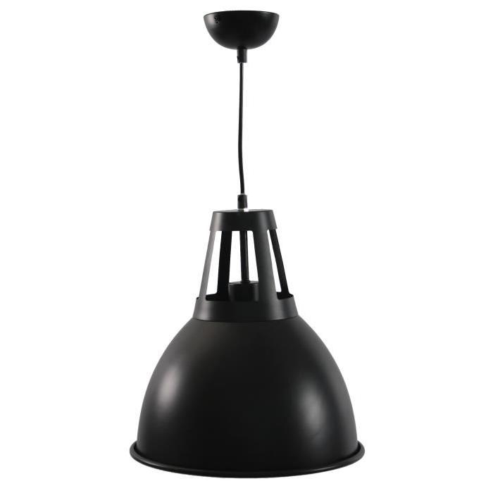 Lustre en aluminium Style industriel - Ř 45 cm - Noir