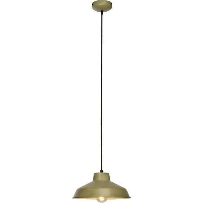 Lustre - suspension vintage Desert diametre 35 cm E27 60 W beige vieilli