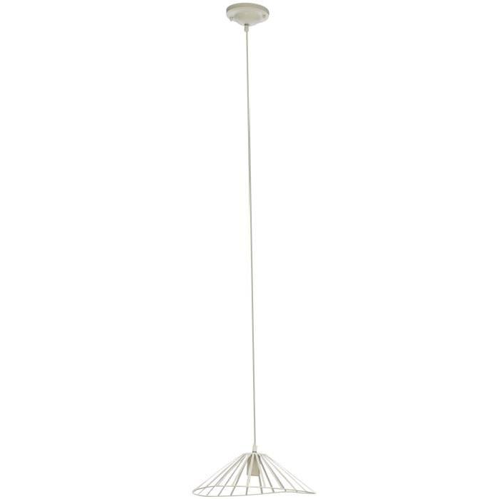 Lustre - suspension filaire Akola diametre 36 cm E27 60W blanc