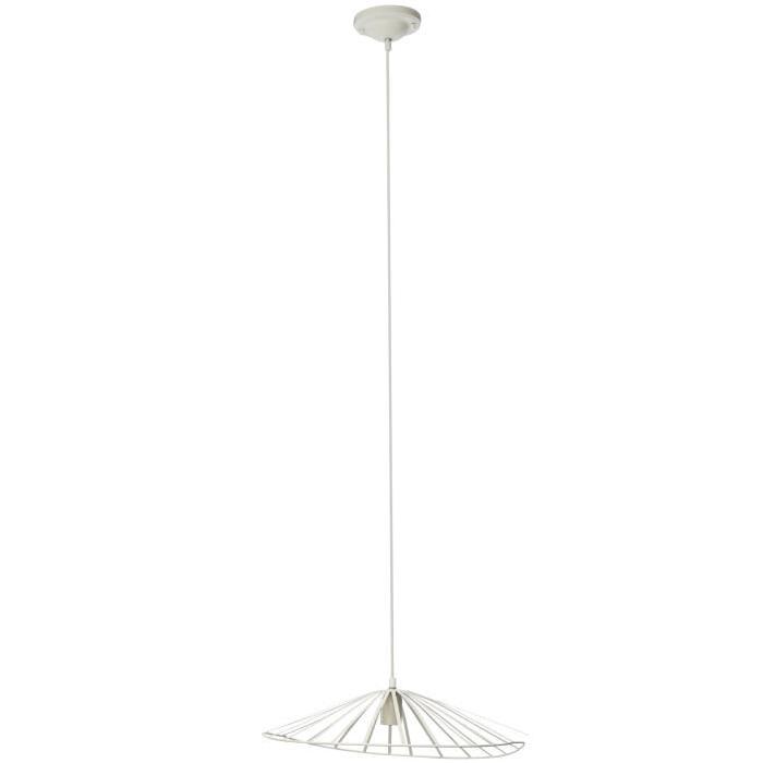 Lustre - suspension Akola diametre 46 cm E27 60W blanc