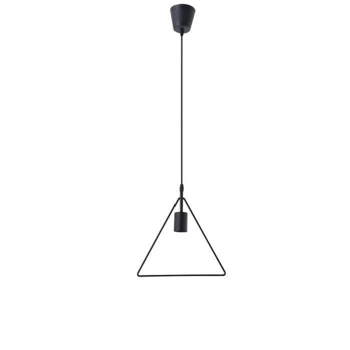 TRIANGULAR Suspension métal L 30 x H28 cm Noir