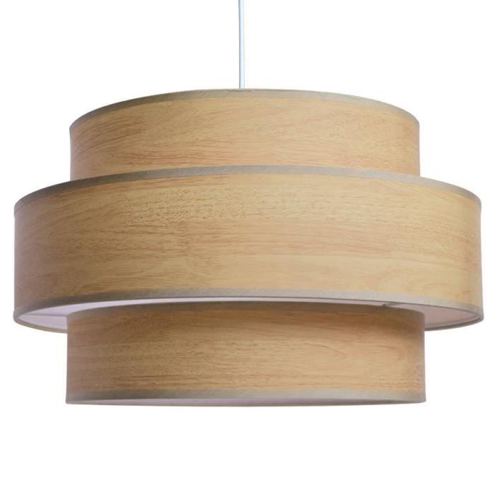 ORNELLA XL Suspension en polyester / coton - L 50 x P 50 x H 30 cm - Bois