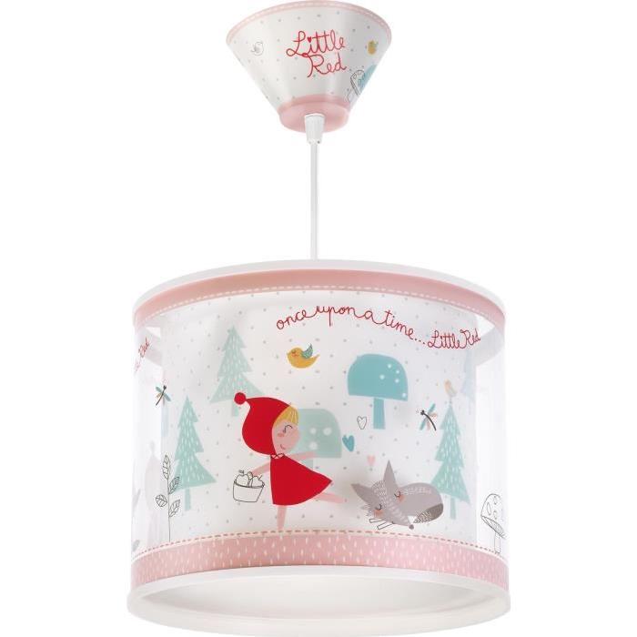 Lustre suspension chambre enfant Little Red - Rouge