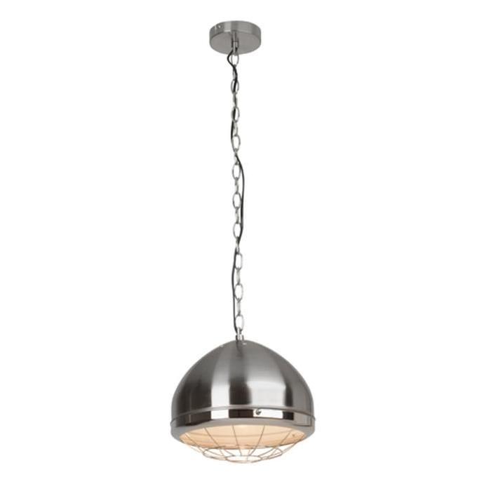 ROUTE 66 Lustre - suspension argenté et chromé. Hauteur plafond 89,5cm