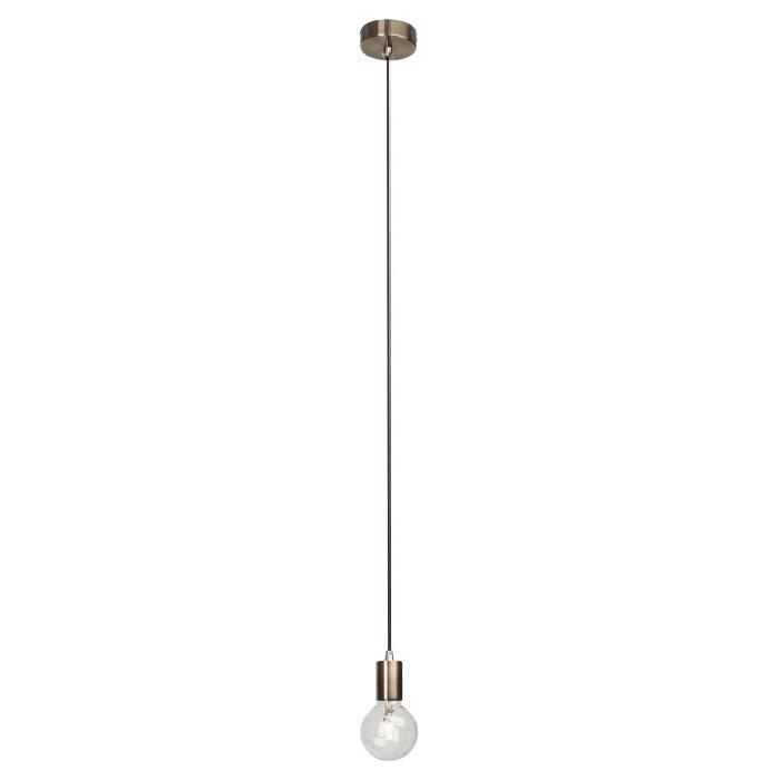 BRILLIANT Suspension fil Coppra - Laiton antique brillant