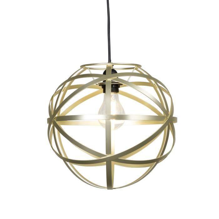 MAOL Suspension métal - 154x32,5cm - Fil laiton poli