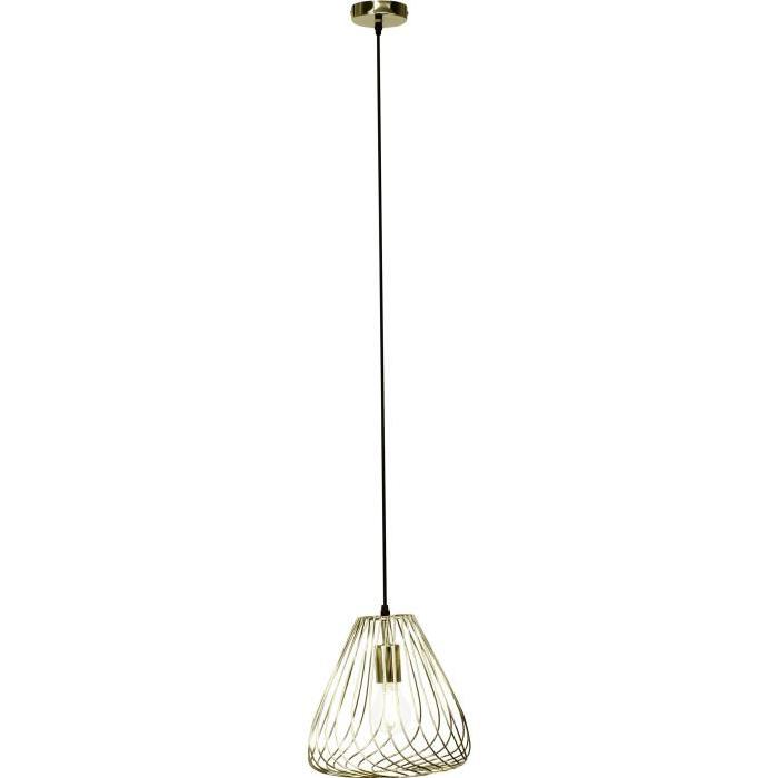 EDDY Suspension fil laiton 28x120cm - Or brillant