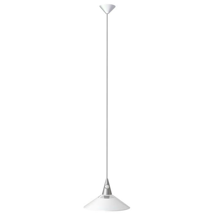 BRILLIANT Lustre - suspension conique Chris diametre 34 cm E27 60W blanc