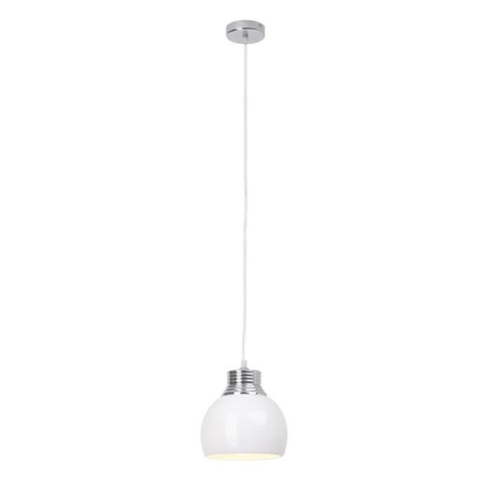 INA Lustre - suspension 1 lumiere coloris blanc