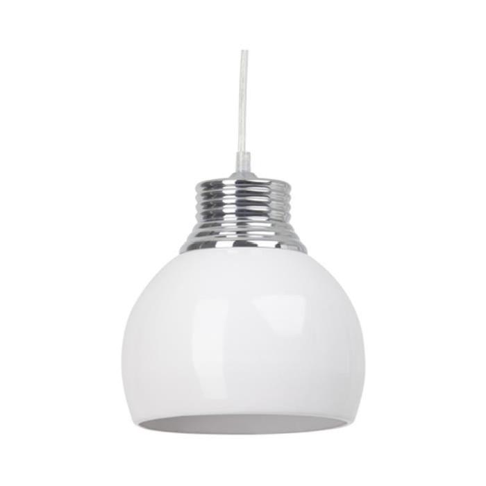 INA Lustre - suspension 1 lumiere coloris blanc