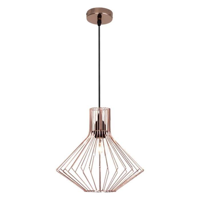 DALMA Lustre - suspension filaire cuivre - diam: 30 cm