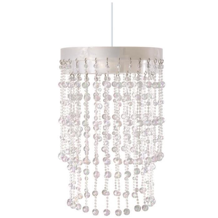 DIAM S Lustre - suspension avec perles E27 60W transparent