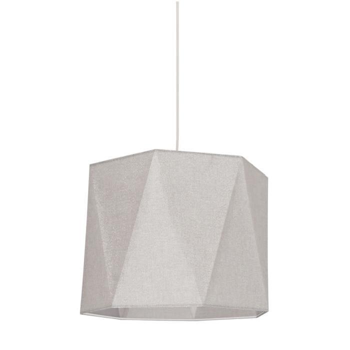 Lustre - suspension forme diamant Ř38 cm E27 100 W shine