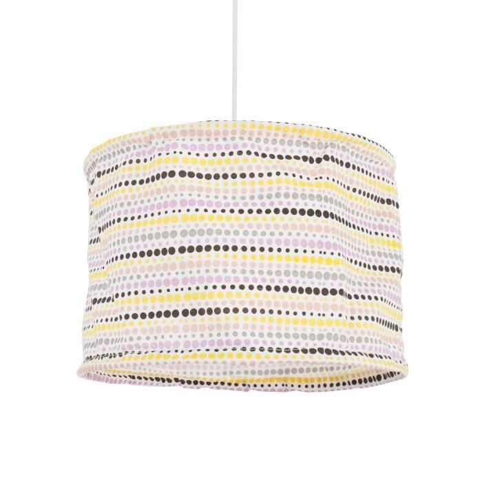 Lustre - suspension pastilles diametre 35 cm hauteur 25 cm E27 60W