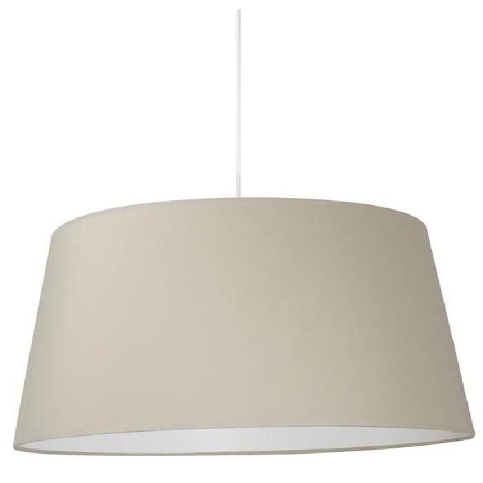 Lustre Tambour diametre 60 cm E27 100W beige